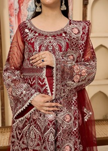 Women 3 Piece Embroidery Long Frock Style Party <b>Dress</b> 2025 New Design Women's Stylish Maxi Frock Party <b>Dress</b> For Sale - Product Image 2