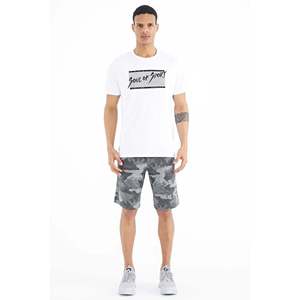 Camiseta de Cuello Redondo para Hombre Tommylife, Estampado de Texto Blanco, Corte Estándar - 88172 - AZUL MARINO - Product Image 3