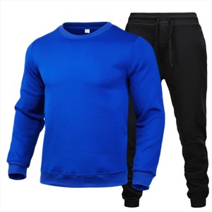 Private Label Men <b>Plain</b> <b>Tracksuit</b> Jogging Jogger Suit Set Custom Blank <b>Tracksuit</b> Sweatsuit With Logo Men 2 Two Piece Pants Set - Product Image 3