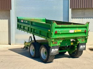 Fairly Used Affordable Premium Quality Hydraulic Rear Tipper Semi Trailer Custom Color and Size Weberlane 14' Dump Trailer - Product Image 4