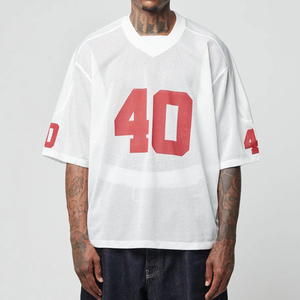 2025ผ้าเจอร์ซีย์ตาข่ายบาสเก็ตบอลสำหรับผู้ชายเสื้อตาข่ายบาสเก็ตบอลใส่สบาย - Product Image 1