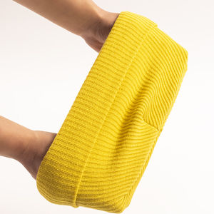 Bonnets en tricot doux et chauds pour l'hiver, chapeaux personnalisés avec logo brodé, unisexe, adultes, image unie 2026 - Product Image 3