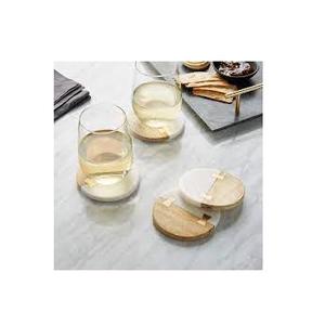 Handmade Hexagon Shape <b>Marble</b> <b>Coaster</b> Elegant Solid Decorative Coffee Tea Mat Protective Stone Drink Protector - Product Image 6