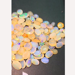 1175 pièces d'opale éthiopienne naturelle 5mm à 14mm ovale poire ronde Cabochon de haute qualité 615 Cts Lot Iroc ventes pierres précieuses coupées US $431 - Product Image 6