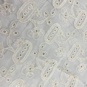 Tissus fantaisie de broderie pure avec broderie de fleurs au travail kurta sherwani & dresses - Product Image 3
