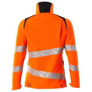 Último nuevo estilo personalizado reflectante seguridad trabajo chaleco Reflector alta visibilidad a prueba de viento poliéster chaqueta bolsillos nuevo alto - Product Image 5