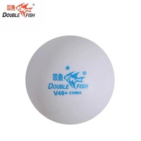 Raquette de tennis de table professionnelle en ABS Double Fish V40+ Starless, durable et élégante