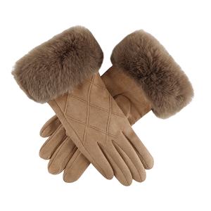 Guantes de Motocicleta de Piel de Oveja Genuina para Mujer, al por Mayor, Resistentes al Viento, Cálidos para Invierno, con Forro de Piel Auténtica, 2026 - Product Image 5
