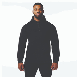 Conjunto de chándal de invierno para hombre con logotipo personalizado, chándal de lana de algodón 100% con capucha, dos piezas lisas para correr a la venta - Product Image 1