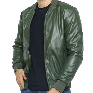 Veste en cuir et toile légère de haute qualité pour homme, imperméable, à capuche, élégante, décontractée, pour l'hiver, fabriquée au Pakistan - Product Image 2