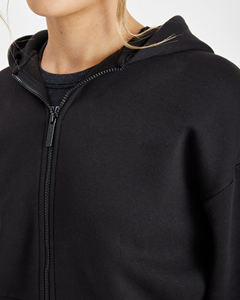 Sudadera con Capucha para Mujer, Ropa de Invierno, Sudadera con Cierre, Holgada, Informal, Vintage, de Felpa - Product Image 3