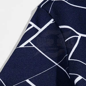 เสื้อยืดลำลองผ้าย้นสีพื้นสำหรับผู้ชายไซส์ใหญ่พิเศษ - Product Image 3