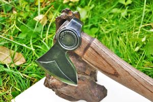 Wholesale Customized Top Quality OEM ODM Service Axe Hand Forged Carbon Steel Hatchet Wooden <b>Handle</b> for Outdoor Use Industrial - Product Image 4