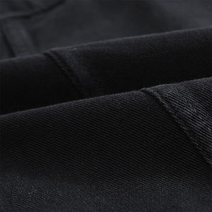 Nouveauté Gilet en jean unisexe sans manches effet vieilli, couleur personnalisable gratuitement, fermeture à pression, coupe ajustée, col montant, style streetwear, délavé à l'acide - Product Image 6