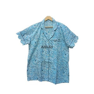 Conjunto de pijama corto de algodón suave lujoso con bloque de mano para mujer para uso diario informal de algodón transpirable para descansar - Product Image 6