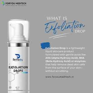 Ayuda a desvanecer las manchas oscuras con la gota de exfoliación Dermasky de la mejor calidad para todo tipo de piel Suero a base de gel auténtico y orgánico - Product Image 1