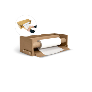 Papel de envoltura de panal ecológico con dispensador de cartón, Rollo Biodegradable totalmente reciclable para embalaje en movimiento - Product Image 5