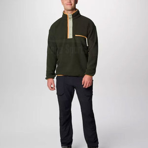 Sweat-shirt d'hiver en coton et polyester polaire pour homme avec logo personnalisé, coupe-vent et respirant, col rond - Product Image 3