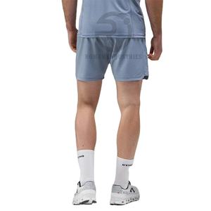 Men's Lightweight Breathable Gym Fitness Set-Custom Logo Summer Tracksuit with Quick Dry T shirt and <b>Shorts</b> Windproof Skinny Fit - Product Image 6