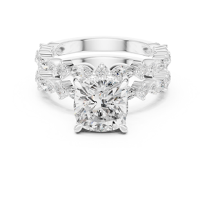 Anillo de mujer con acabado brillante de oro auténtico de 14 quilates - Product Image 5