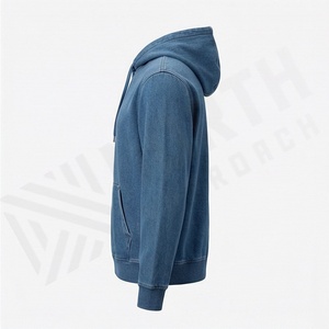 Sudadera con Capucha Casual Personalizada 2025, 100% Algodón, para Hombre, Talla Grande, Sudadera de Felpa Lisa con Color Personalizado para Gimnasio - Product Image 3