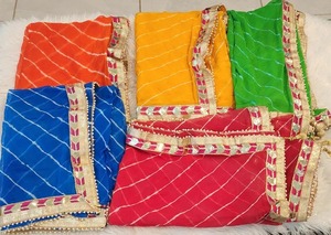 Lahriya Style indien mariage écharpe/étole foulards de fête pour le nouvel an saint valentin Ramadan Halloween fête faveurs demoiselles d'honneur - Product Image 2