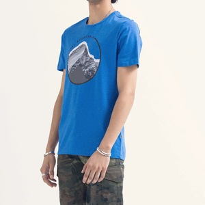 T-shirt en coton de haute qualité pour homme, personnalisable, coupe ample, grammage lourd, impression sur mesure. - Product Image 5