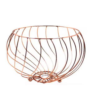 Panier de rangement moderne en métal noir mat Fabriqué à la main de bonne qualité Options de stockage de fruits et légumes à la maison à un prix raisonnable - Product Image 3