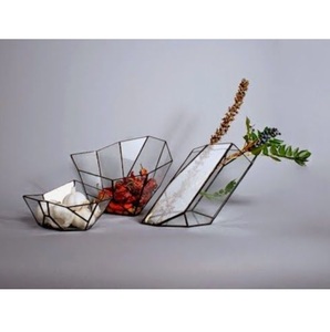 Juego de Jarrones de Vidrio Geométricos para Decoración del Hogar Moderna, Terrario de Cristal al por Mayor, Centro de Mesa para Regalo de Boda - Product Image 1