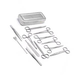 Kit de disección de alta calidad, juego de instrumentos de cirugía menor de 13 piezas para hospitales, kit de disección de instrumentos quirúrgicos - Product Image 5