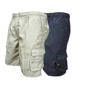Vente en gros 2024 shorts cargo pour hommes pantalons courts décontractés de travail amples 100% coton multi-poches avec short d'extérieur d'été latéral OEM - Product Image 3