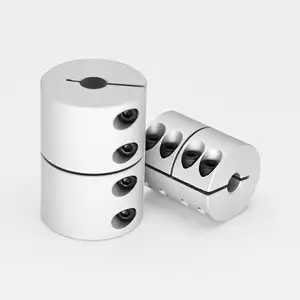 Good quality economical high precision Aluminum alloy split muff coupling rigid