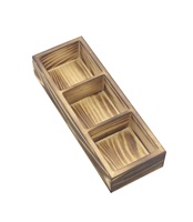 3 boîtes de rangement en bois pour sachets de thé Organisateur pour sachets de thé Coffre de rangement en bois pour sachets de thé