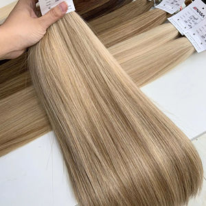 Precio mayorista Extensiones de cabello a granel 100g Color claro 60cm Longitud Paquetes de cabello humano vietnamita por proveedores de Vietnam - Product Image 1