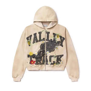 Street Fashion Brand Y2k Spring Long Embroidered Couple Hooded <b>Sweatshirt</b> American <b>Retro</b> Camouflage Printed Zipper Jacket Free - Product Image 4