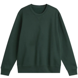 Sudadera de Cuello Redondo de Felpa 100% Algodón de Alta Calidad, Conjunto de Ropa Urbana de Invierno Unisex, Cómodo para Hombres y Mujeres - Product Image 1