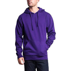 Blanc unisexe épais sweats à capuche Streetwear sweat haute qualité 100% coton français éponge coton polaire sweats à capuche surdimensionnés - Product Image 1