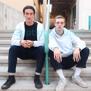 14OZ. Sweat-shirt à capuche en polaire avec fermeture éclair, prix de gros, prix de gros, bonne fabrication - Product Image 2