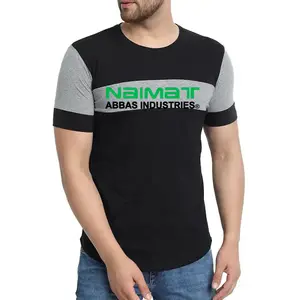 새로운 도매 사용자 정의 제조 업체 남자 티셔츠 여름 옷 특대 남성 캐주얼 티셔츠 목 긴 맞춤형 로고
