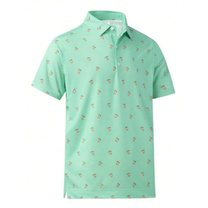 Camiseta Polo de Golf para hombre con tela elástica Rendimiento de secado rápido Tacto suave Estilo sin arrugas y opciones de tamaño personalizado - Product Image 1