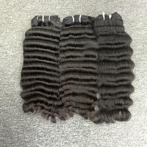 Venta al por mayor pelo crudo Genius trama suelta onda profunda 100% pelo crudo vietnamita vendedores de pelo crudo - Product Image 5