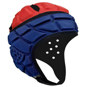 Casco de Rugby transpirable ajustable personalizado protector de cabeza de Hockey suave casco de fútbol de protección para adultos Unisex - Product Image 2