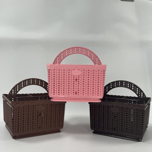 Cesta de almacenamiento de plástico PP duradera con asa Diseño ajustable de 3 compartimentos Conveniente para uso en la cocina Mercado global OEM ODM - Product Image 6