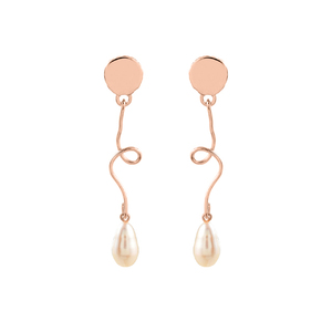 Pendientes de Plata de Ley 925 con piedra natal para mujer, joyería de moda con chapado en oro rosa para boda y Aniversario - Product Image 1