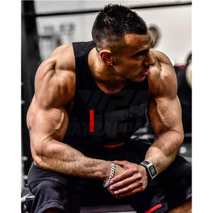 Oem Service Summer Wear Men's Gym Tank Top Adultos Use Outdoor Use Men's Gym Tank Top Venta caliente Gym Tank Top - Product Image 2