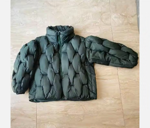 CONMR Fashion Veste d'<span class=keywords><strong>hiver</strong></span> pour hommes Manteau bouffant à motif tissé élégant avec isolation thermique pour le temps froid et les tenues urbaines - Product Image 3