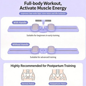 Macchina <span class=keywords><strong>per</strong></span> Esercizi Gambe Pieghevole con Maniglia <span class=keywords><strong>per</strong></span> Palestra Domestica, Allenamento Completo del Corpo e Recupero del Pavimento Pelvico - Product Image 5