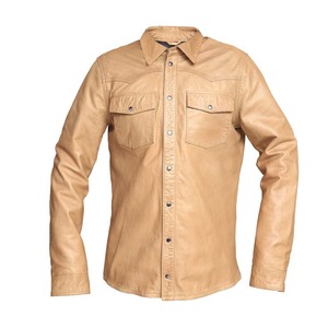 Venta caliente de alta calidad transpirable hombres camisas de cuero Streetwear Casual 2025 nueva tendencia personalizable al por mayor - Product Image 5