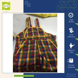ชุดเอี๊ยมแขนสั้นสำหรับเด็กผู้ชายชุดกางเกงขาสั้นจากอินเดีย - Product Image 2