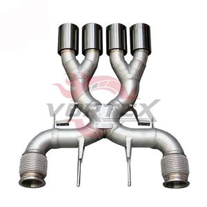 Sistema de escape Catback de alto rendimiento Vortex OEM de acero inoxidable pulido a espejo de 1.5 mm de grosor para McLaren 720 S actualizado a 765 - Product Image 2